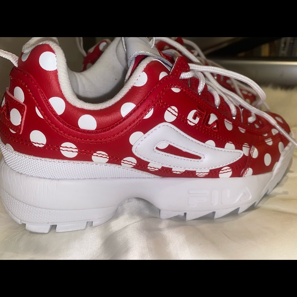 Fila polka dot sneakers